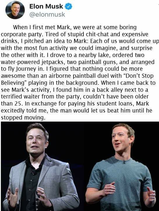 when i first met mark, we were at some boring corporate party.