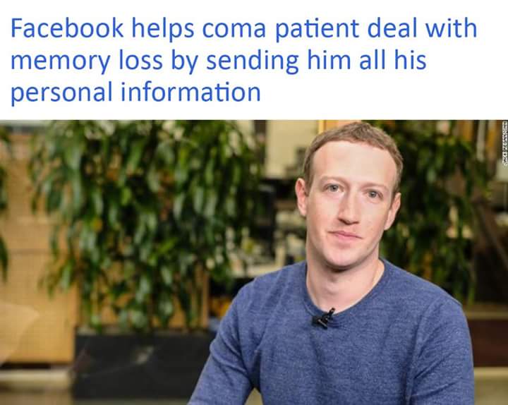 facebook helps coma patient deal with memory loss by sending him all his personal information