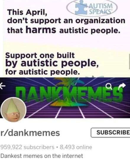this april, don't support an organization that harms autistic people.