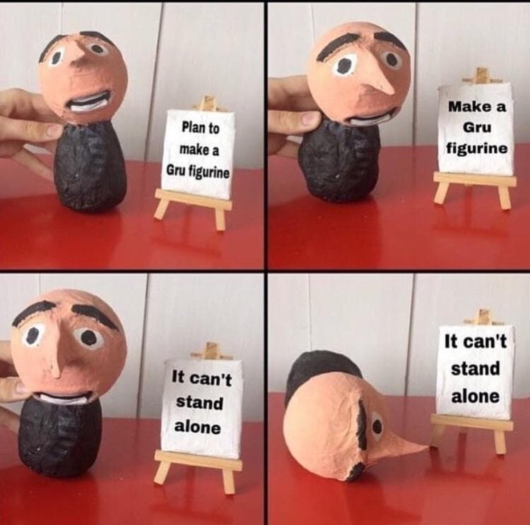 plan to make a gru figurine