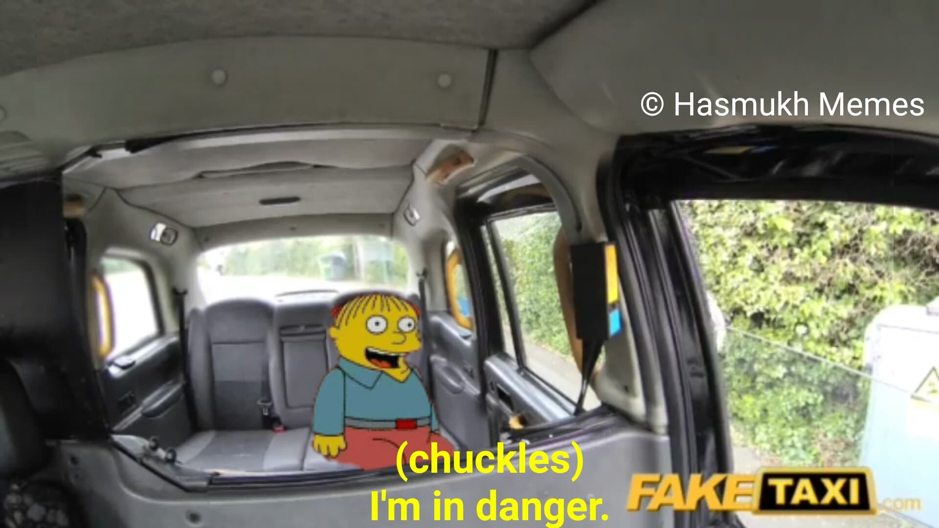 (chuckles) i'm in danger.