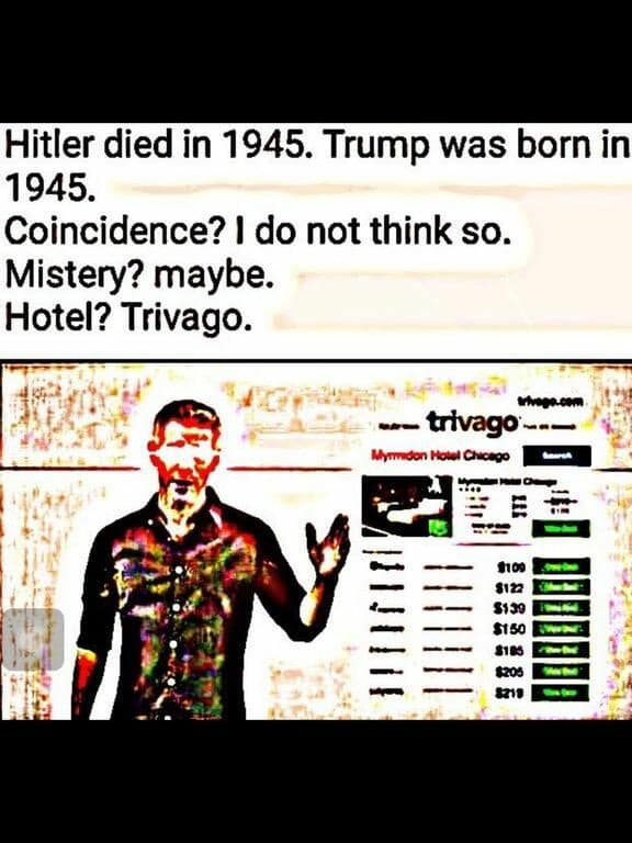 hitler died in 1945.